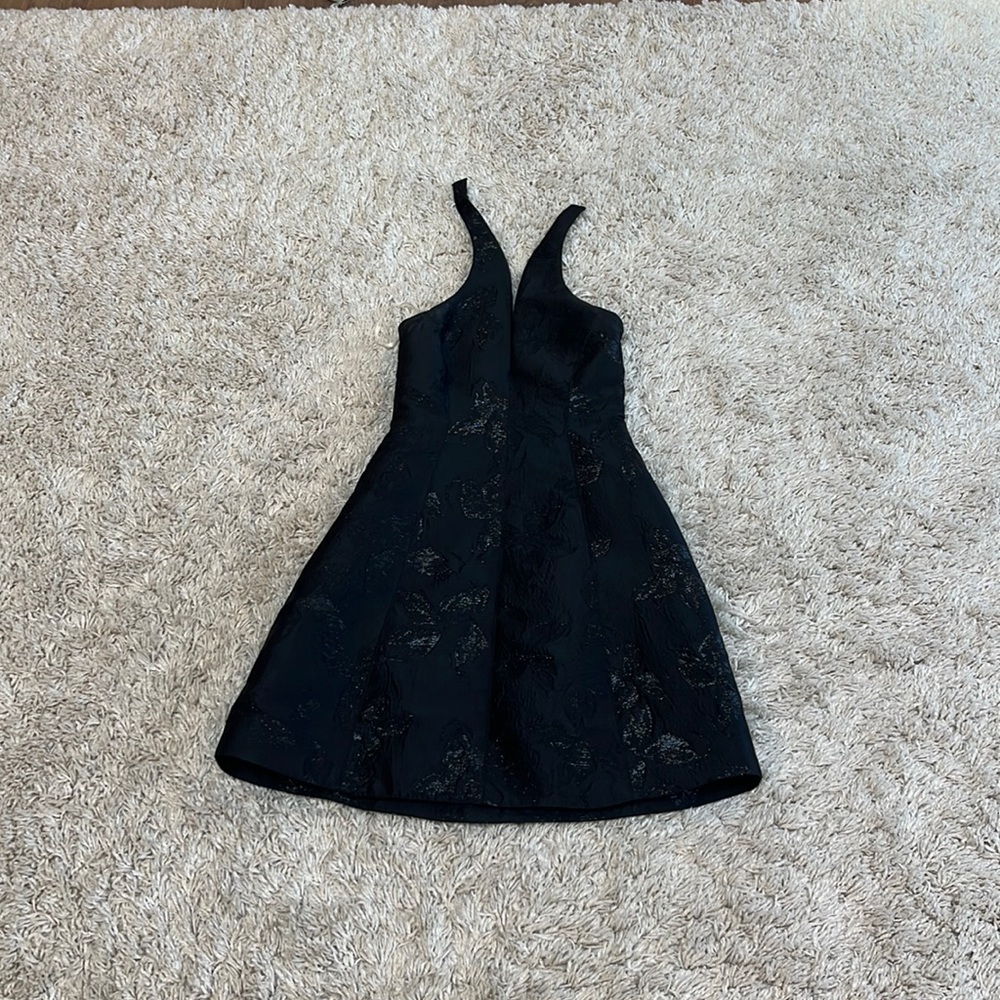 Halston heritage black dress